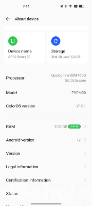 Oppo Reno 4 5G 8-128Gb